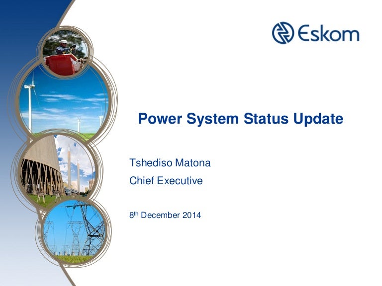 Eskom load shedding update