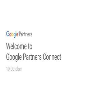 Google Partners Connect Event 
