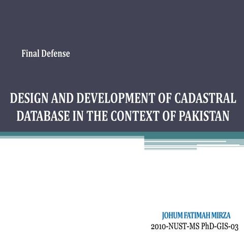 Graduate Research Thesis Defense Presentation  