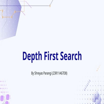 Depth First Search Algorithm in 🧠 DFS in Artificial Intelligence (AI ...