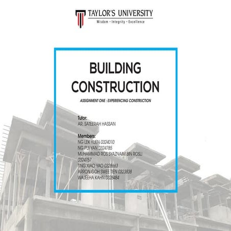 Project 01 - Experiencing Construction