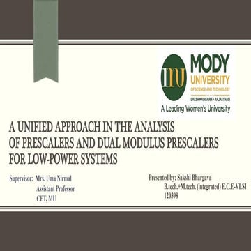  prescalers and dual modulus prescalers
