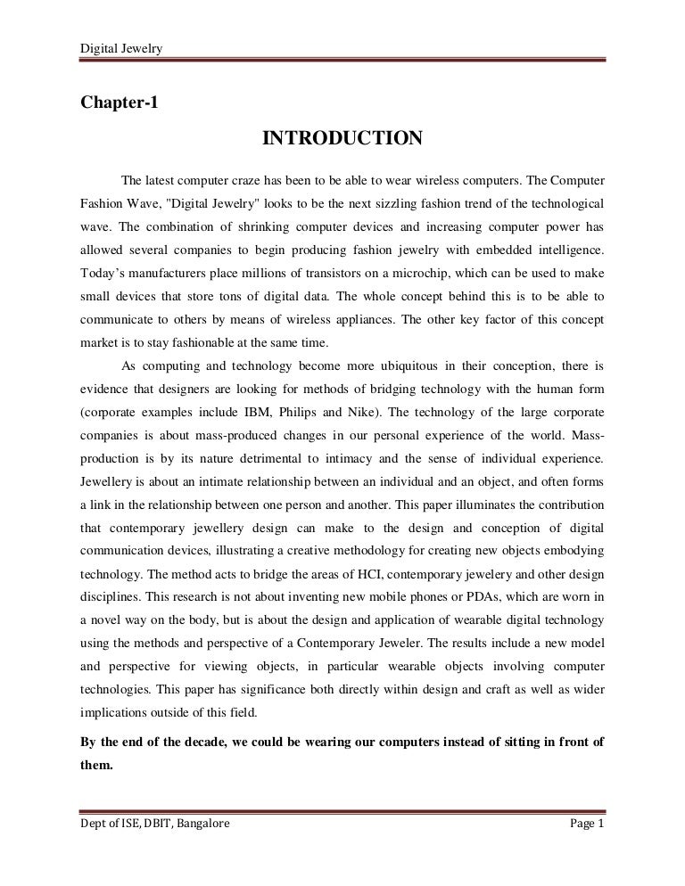 Final digital jewelry report