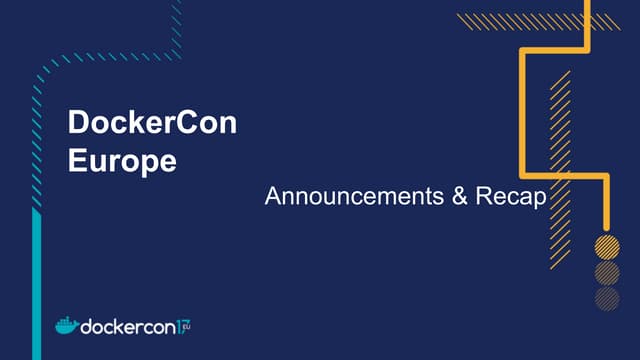 Dockercon 2017 EU Recap