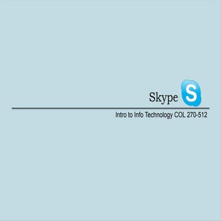 Skype Powerpoint 