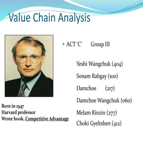 Value Chain Analysis