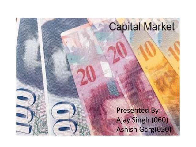 Capital market ppt | PPT