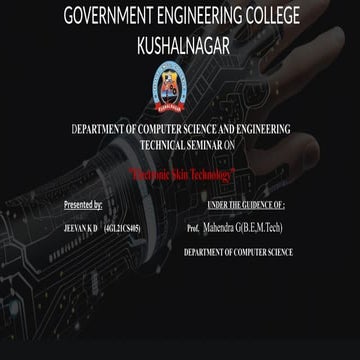 electronic skin technology using machine learning