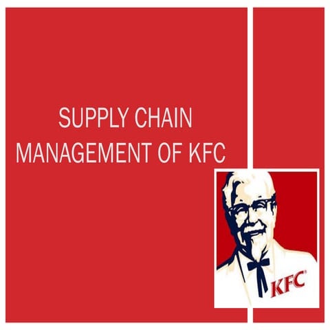 Final eb ch p supply chain management of kfc