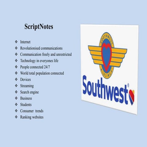 Presentation Script Notes. HOW AUDIENCES USE TECHNOLOGY AND ITS IMPACT ON THE...