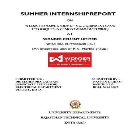 Finalelectricalreport