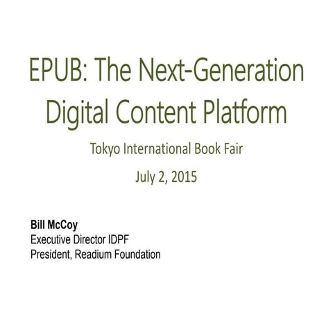 EPUB NOW AND FUTURE