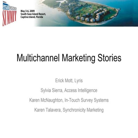 Multichannel Marketing Stories presentation