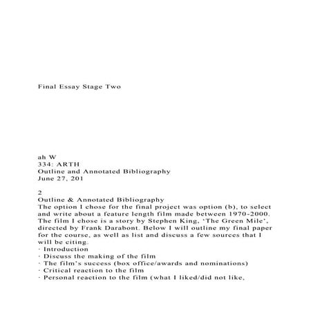 Final Essay Stage Two ah W334 A.docx
