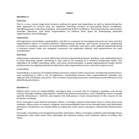 Comprehensive Management Principles and Organizational Behavior ...