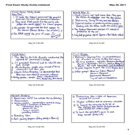 Final Exam Study Guide | PDF | Educational Assessment | Education