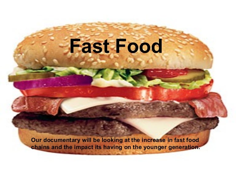 Fast food presentation