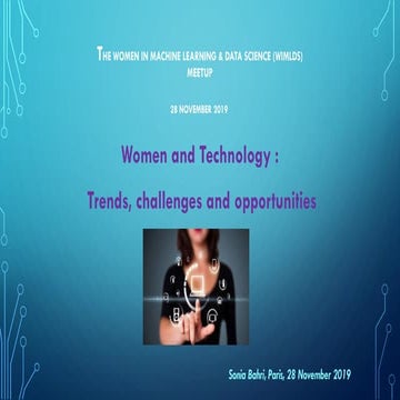 Women and technology : trends, challenges and opportunities by Sonia Bahri, A...