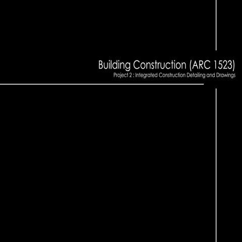 Final BUILDING CONSTRUCTION 1 