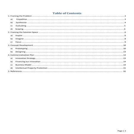 Technology innovative products and services solution reports | PDF