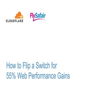 How to Flip a Switch for 55% Web Performance Gains