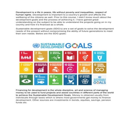 Final project on financial development