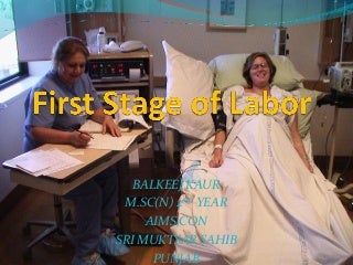 Final first stage of labour