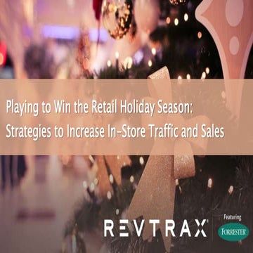 Playing to Win the Retail Holiday Season