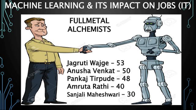 Global Citizen Leadership (GCL) - Machine Learning and its impact on jobs.