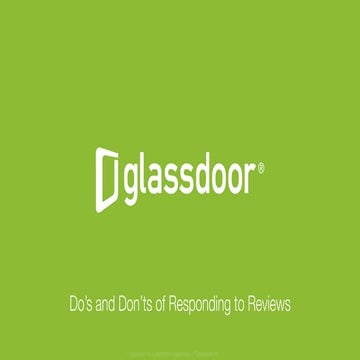 Do's and Don'ts of Responding to Reviews