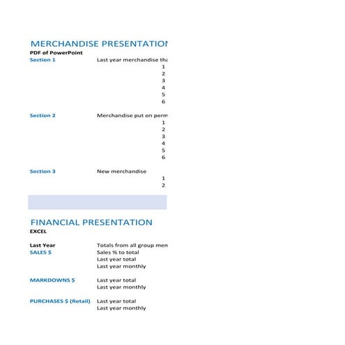 Retail Merchandise Management Final Project- 6 Month Buying Plan