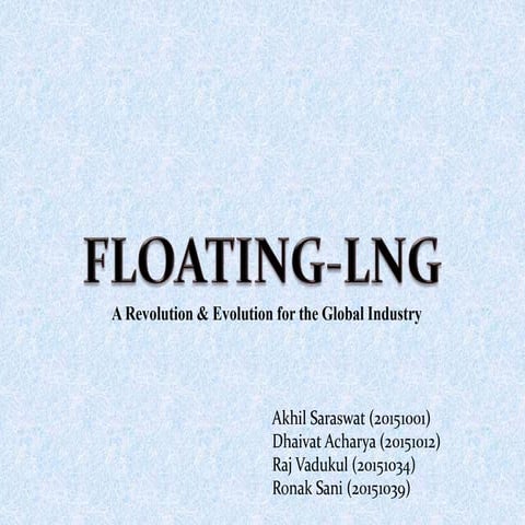 Technical Prospects of Floating LNG