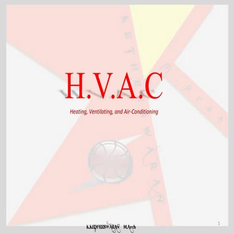H.V.A.C building service in  b.arch ciriculam