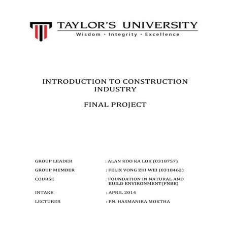 Indicate a construction in campus