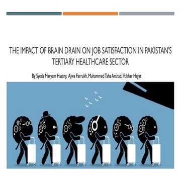 The Impact of Brain Drain on Job Satisfaction in Pakistan's Tertiary Healthca...