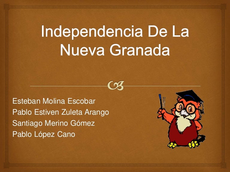 Independencia de la nueva granada