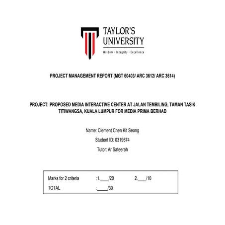 Project Management Project 2