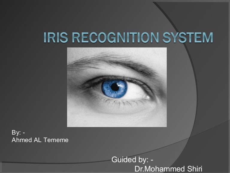 Iris technology seminar topics picture