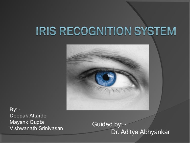 Final iris recognition