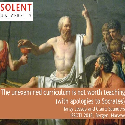 The unexamined curriculum is not worth teaching 