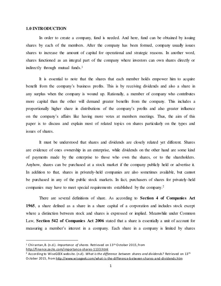 shares in malaysia another word for dividends