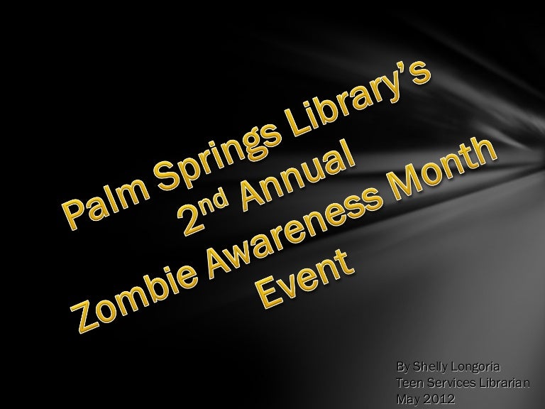 2012 Zombie Awareness Month