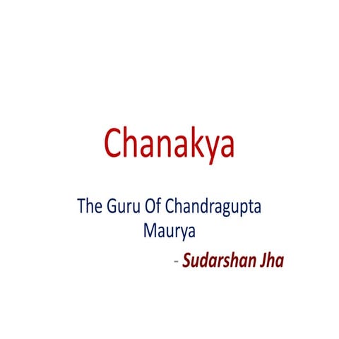 kautilya | PPT