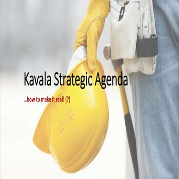 KAVALA 2030 Strategic Agenda presentation
