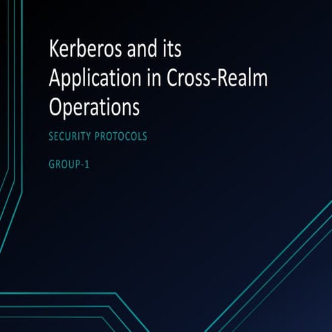Kerberos and its application in cross realm operations