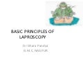 BASICS PRINCIPLES OF LAPROSCOPY