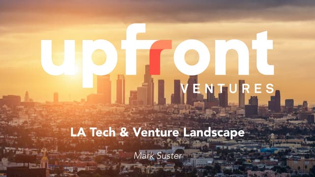 Final LA tech and venture landscape