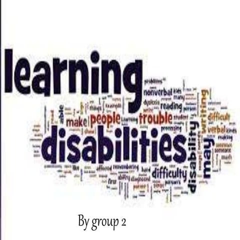 Learning Disability; Report