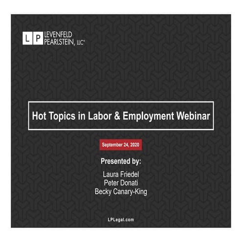 Hot Topics in Labor & Employment Law | PDF