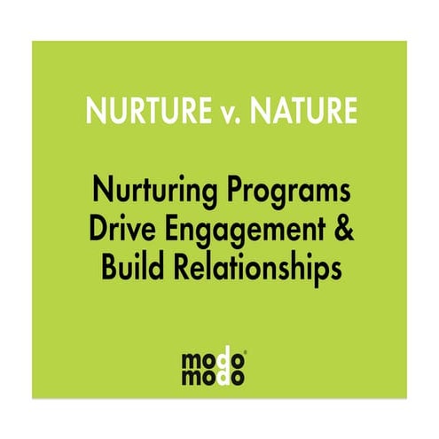 Nurture vs. Nature - The Rules of Real Relationship Building for Prospects & ...